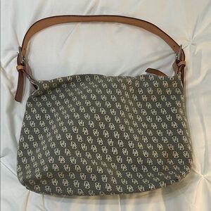 Dooney & Bourke Gray Monogram Shoulder Bag